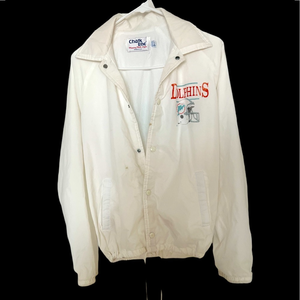 Vintage 80’s-90’s Chalk Line Jacket size small Miami Dolphins